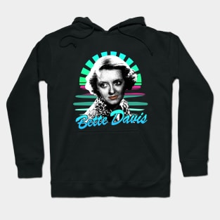 Bette davis / Sunset retro 80s Hoodie